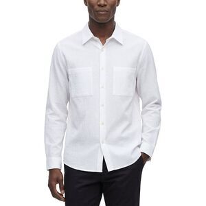 Theory Mens Irving Spring Shirt, White